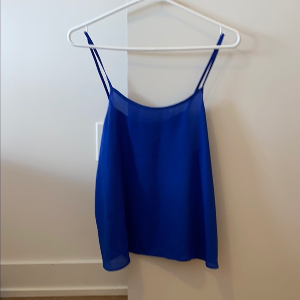 Blue tank top